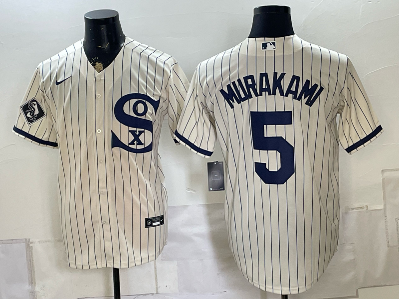 Men 2026 Chicago White Sox #5 Murakami white Game Nike MLB Jersey 082206->chicago white sox->MLB Jersey